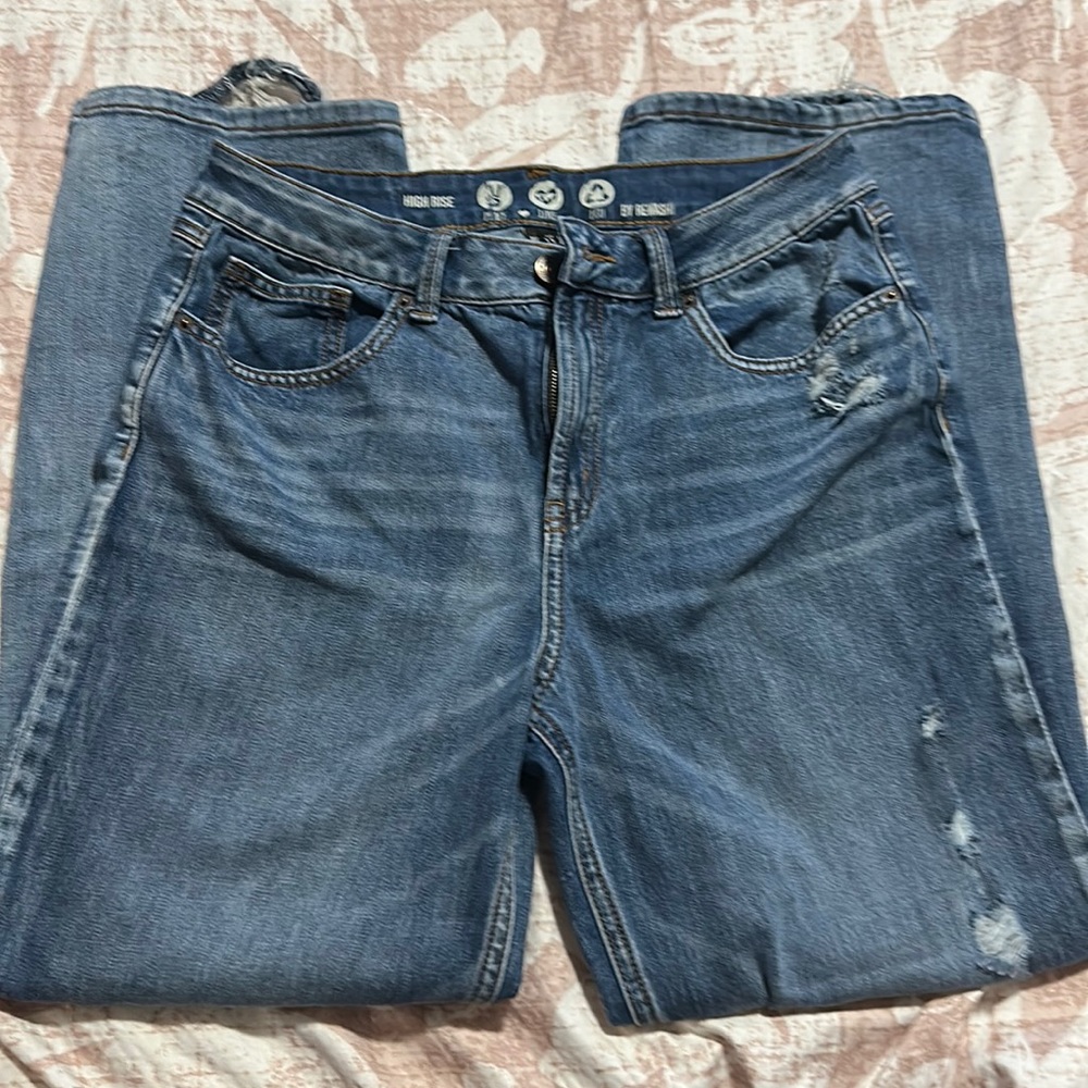Rewash high rise distressed jeans